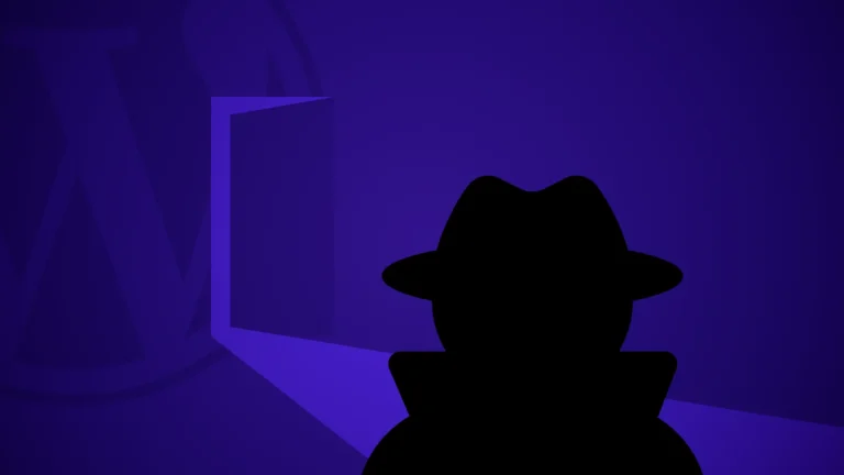 Hacker approaching an open door