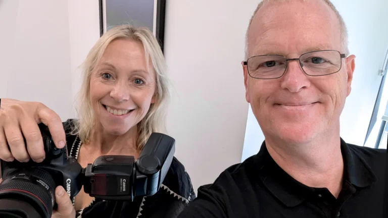 Debbie Hare and Paul Faulkner