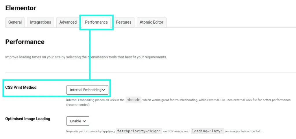 Elementor CSS method